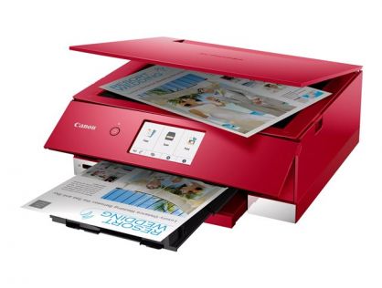Canon PIXMA TS8352a TS 8352a 8352 a - Multifunction printer - colour - inkjet - 216 x 297 mm (original) - A4/Legal (media) - up to 15 ipm (printing) - 200 sheets - USB 2.0, Wi-Fi(n) - red