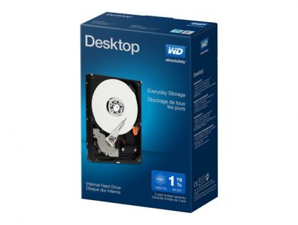 WD Desktop Everyday WDBH2D0010HNC - Hard drive - 1 TB - internal - 3.5" - SATA 6Gb/s - 7200 rpm - buffer: 64 MB