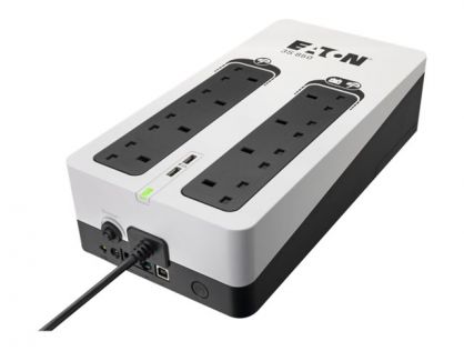 Eaton 3S Gen2 - UPS - BS, (4) UK, (4) UK surge only, USB charge (2), tower - 510 Watt - 850 VA