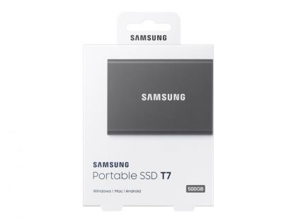 Samsung T7 MU-PC500T - SSD - 500 GB - USB 3.2 Gen 2