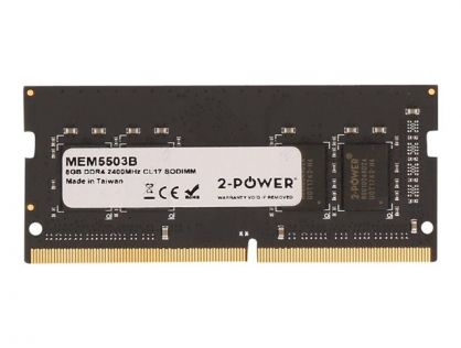 2-Power - DDR4 - 8 GB - SO-DIMM 260-pin - 2400 MHz / PC4-19200 - CL17 - 1.2 V - unbuffered - non-ECC