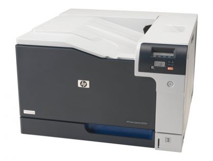 HP Color LaserJet Professional CP5225dn Printer, 20ppm mono and colour, A4, A3, duplex, 600x600dpi, 192MB memory, 250 paper tray, 100 sheet multi purpose tray, hi-speed USB 2.0, built-in fast ethernet 10/100Base-TX, HP PCL 6, HP PCL 5c, HP Postscript leve