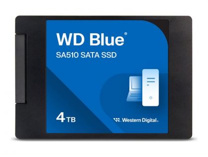 WD Blue SA510 WDS400T3B0A-00C7K0 - SSD - 4 TB - internal - 2.5" - SATA 6Gb/s