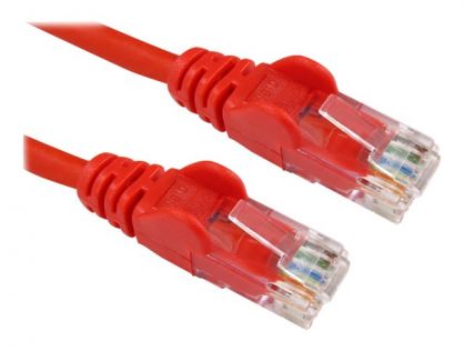 Cables Direct Economy patch cable - 5 m - red