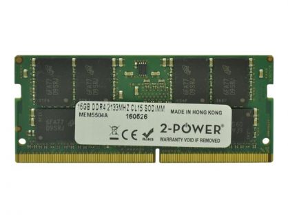 16GB DDR4 2133MHZ CL15 SODIMM MHZ CL15 SODIMM
