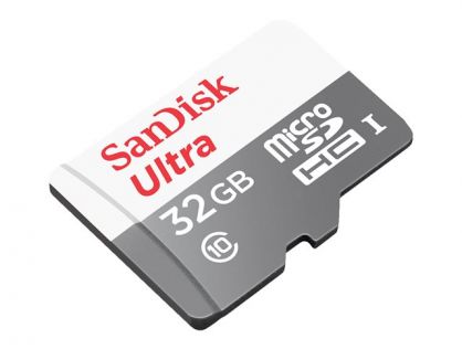 SanDisk Ultra - Flash memory card (microSDHC to SD adapter included) - 32 GB - Class 10 - microSDHC UHS-I