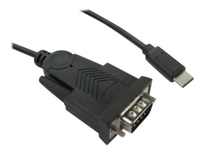 Cables Direct USB Type C to Serial Cable - serial adapter - USB-C - RS-232