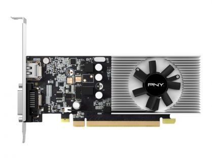 PNY GeForce GT 1030 - Graphics card - GF GT 1030 - 2 GB GDDR5 - PCIe 3.0 x4 low profile - DVI, HDMI