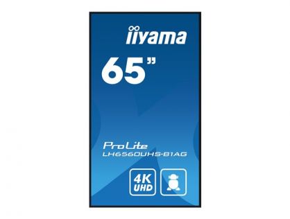 iiyama ProLite LH6560UHS-B1AG 65" Class (64.5" viewable) LED-backlit LCD display - 4K - for digital signage