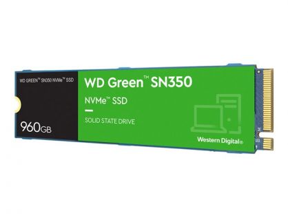 WD Green SN350 NVMe SSD WDS960G2G0C - SSD - 960 GB - internal - M.2 2280 - PCIe 3.0 x4 (NVMe)