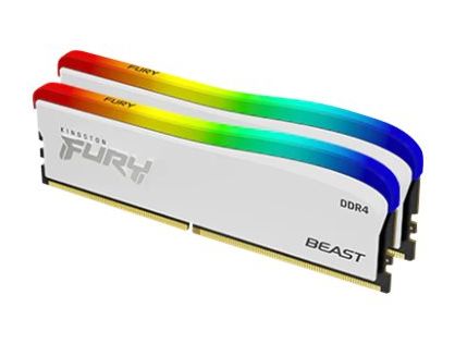 Kingston FURY Beast - RGB Special Edition - DDR4 - kit - 16 GB: 2 x 8 GB - DIMM 288-pin / PC4-25600 - unbuffered