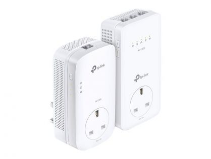 TP-Link TL-WPA8631P KIT V3 Wi-Fi Kit - powerline adapter kit - Wi-Fi 5 - Wi-Fi 5 - wall-pluggable - with TP-Link TL-PA8010P