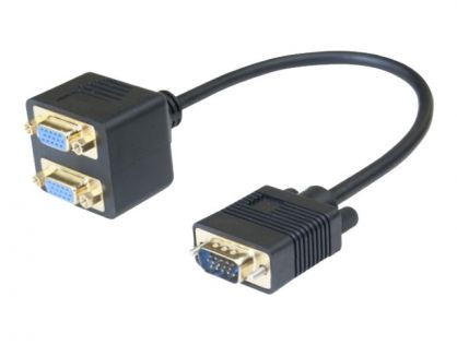 Hypertec ProConnectLite - VGA splitter - HD-15 (VGA) to HD-15 (VGA) - 30 cm