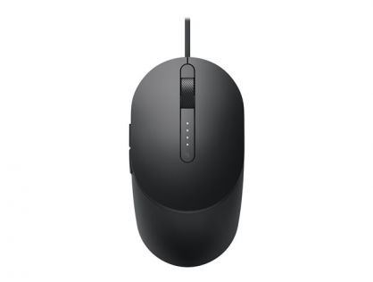 Dell MS3220 - Mouse - laser - 5 buttons - wired - USB 2.0 - black - with 3 years NBD Advance Exchange
