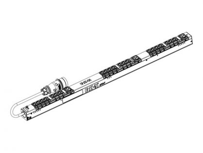 Eaton ePDU G3 Basic - Power distribution unit (rack-mountable) - AC 400 V - 3-phase - input: IEC 60309 16A - output connectors: 24 (3 x IEC 60320 C19, 21 x IEC 60320 C13) - 24U - 3 m cord