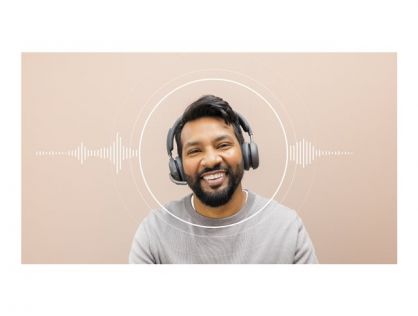 Logitech Zone Wireless 2 UC - Headset - on-ear - Bluetooth - wireless - active noise cancelling - USB-C via Bluetooth adapter - graphite - Optimised for UC