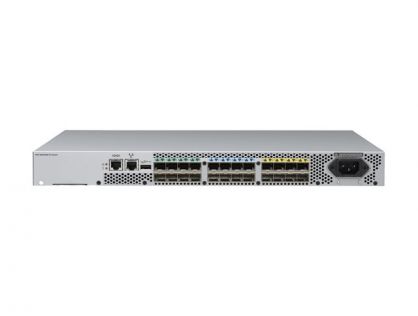 HPE SN3600B 32Gb 24/8 8-port 16Gb Short Wave SFP+ Fibre Channel Switch - Switch - Managed - 8 x 16Gb Fibre Channel SFP+ + 16 x 32Gb Fibre Channel SFP+ Ports on Demand - rack-mountable - AC 100 - 240 V