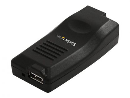StarTech.com 10/100/1000 Mbps Gigabit 1 Port USB 2.0 over IP Device Server Adapter, USB Ethernet Over LAN Network Printer Converter - Windows 7 / XP / Vista ONLY - device server