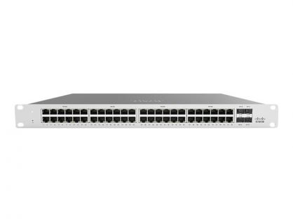 Cisco Meraki Cloud Managed MS120-48FP - Switch - Managed - 48 x 10/100/1000 (PoE) + 4 x Gigabit SFP - desktop, rack-mountable - PoE (740 W)