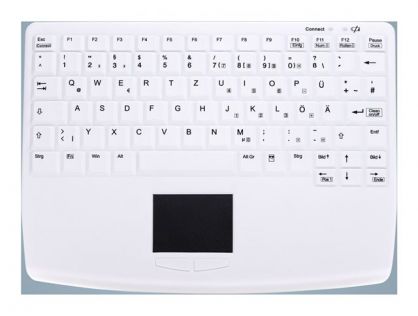 WIRELESS HYGIENE NOTEBOOK STYLE TOUCHPAD KEYBOARD FULLY SEALED