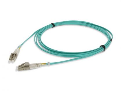 AddOn - Patch cable - LC/PC multi-mode (M) to LC/PC multi-mode (M) - 5 m - fibre optic - duplex - 50 / 125 micron - OM4 - halogen-free - aqua