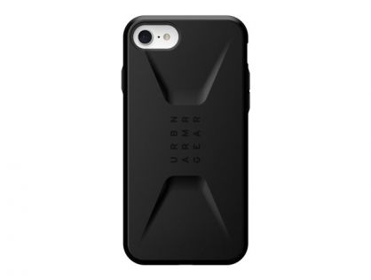 UAG Case for Apple iPhone SE (2022/2020) iPhone 8/7 [4.7-in] - Civilian Black - back cover for mobile phone