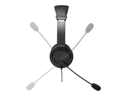 Kensington USB Hi-Fi Headphones with Mic - Headset - on-ear - wired - USB-A - black