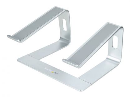 StarTech.com Laptop Stand for Desk, 5kg/11lb, Aluminum, Silver, Ergonomic - notebook stand