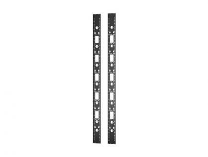 APC Easy Rack - Rack accessory channel (vertical) - black - 48U (pack of 2)
