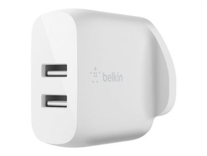 Belkin BoostCharge power adapter - 2 x USB - 24 Watt