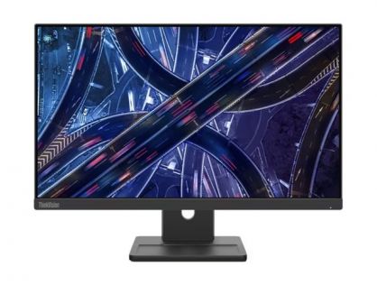 Lenovo ThinkVision E22-30 - LED monitor - 22" (21.5" viewable) - 1920 x 1080 Full HD (1080p) @ 75 Hz - IPS - 250 cd/m² - 1000:1 - 4 ms - HDMI, VGA, DisplayPort - speakers - raven black