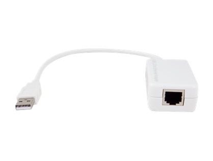 Urban Factory Adapter USB 2.0 to RJ45 Ethernet 10/100, White - network adapter - USB 2.0 - 10/100 Ethernet