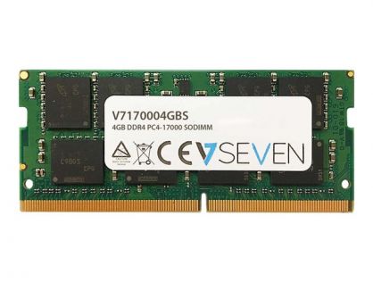 V7 - DDR4 - module - 4 GB - SO-DIMM 260-pin - 2133 MHz / PC4-17000 - unbuffered