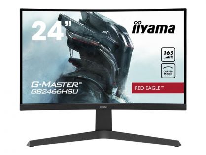 iiyama G-MASTER Red Eagle GB2466HSU-B1 - LED monitor - curved - Full HD (1080p) - 24"
