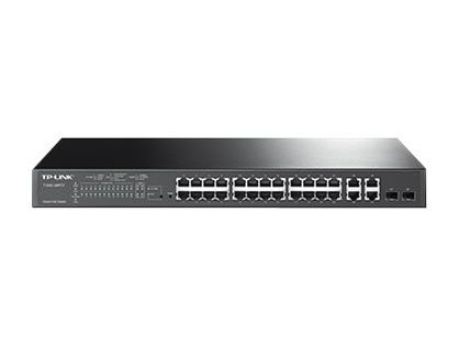 TP-Link Smart PoE Switch T1500-28PCT - switch - 24 ports - rack-mountable