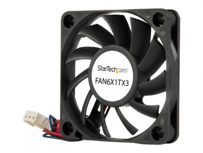 StarTech.com 60x10mm Replacement Ball Bearing Computer Case Fan w/ TX3 Connector - 3 pin case Fan - TX3 Fan - 60mm Fan (FAN6X1TX3) - System fan kit - 60 mm