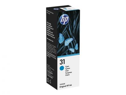 HP 31 - 70 ml - cyan - original - ink refill - for Smart Tank 5105, 67X, 70XX, 73XX, 750, 76XX, Smart Tank Plus 55X, 570, 655