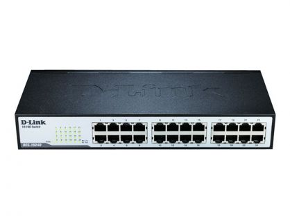 D-Link DES 1024D - switch - 24 ports - unmanaged - rack-mountable