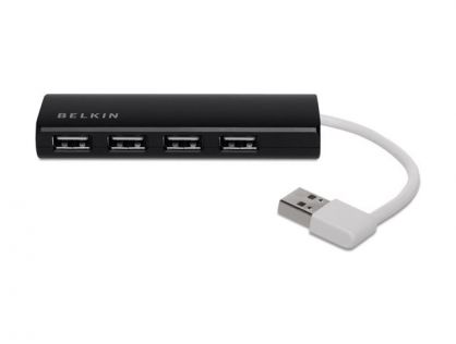 Belkin Ultra-Slim Travel - hub - 4 ports