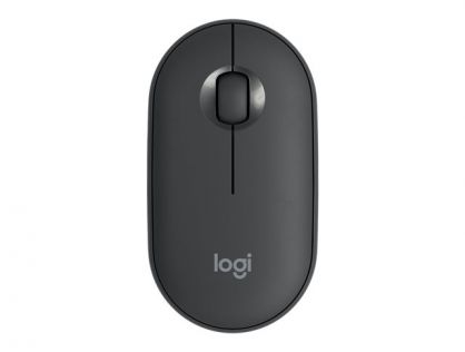 Logitech Pebble M350 - mouse - 2.4 GHz, Bluetooth - graphite