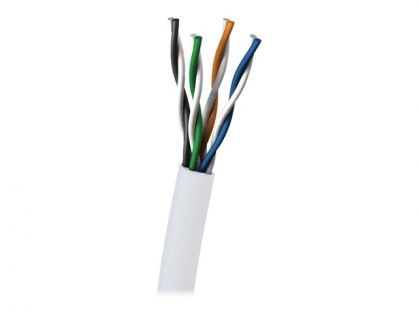 C2G bulk cable - 305 m - white