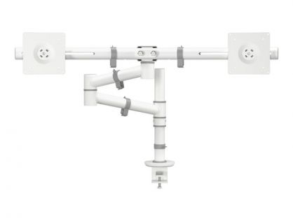 Dataflex Viewgo Monitor Arm 130 mounting kit - for 2 LCD displays - white