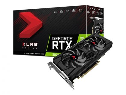PNY XLR8 GeForce RTX 2070 Gaming OC Twin Fan - Overclocked Edition - graphics card - GF RTX 2070 - 8 GB