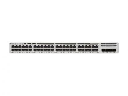 Cisco Catalyst 9200L - Network Essentials - switch - L3 - Managed - 48 x 10/100/1000 (PoE+) + 4 x 10 Gigabit SFP+ - rack-mountable - PoE+