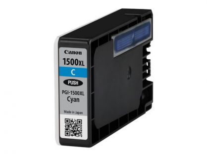 Canon PGI-1500XL C - High Yield - cyan - original - ink tank