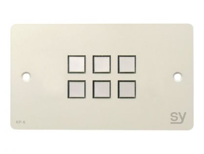 SY KP6 button panel - white