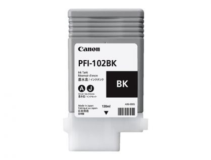 Canon PFI-102 BK - black - original - ink tank