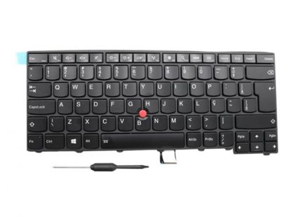 Sunrex - notebook replacement keyboard - with Trackpoint - QWERTY - Brazil