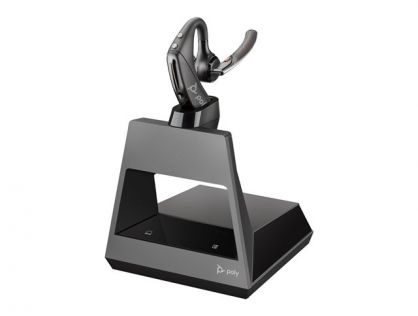 Poly Voyager 5200 Office - Voyager 5200 series - headset - in-ear - Bluetooth - wireless - black - Certified for Skype for Business, Certified for Microsoft Teams, Zoom Certified, Cisco Jabber Certified, Avaya Certified, Works With Chromebook Certified