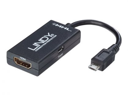 Lindy - external video adapter - black